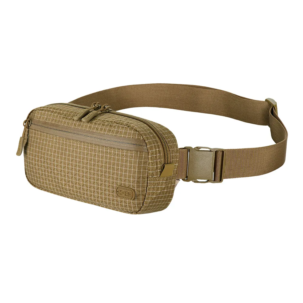 M-Tac Fanny Bag borseta Coyote 22x11 cm 3 buzunare
