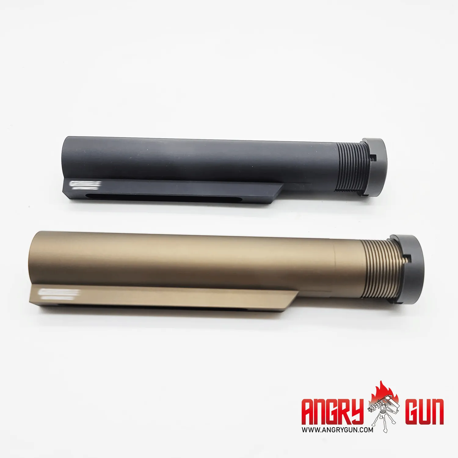 Angrygun G-Style CNC 6 Position Buffer Tube pat MWS negru