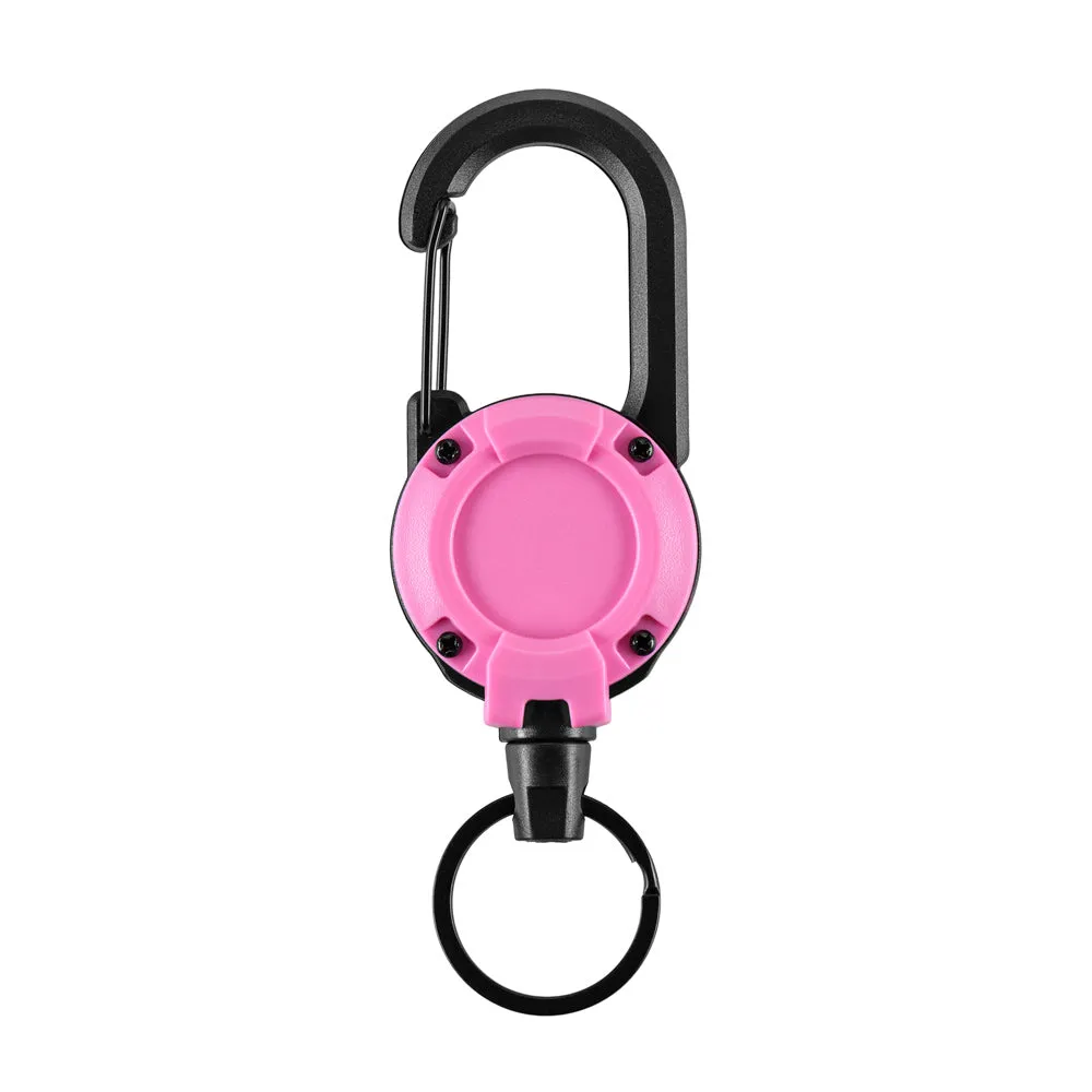 M-Tac Carabiner breloc retractabil roz 65 cm ABS