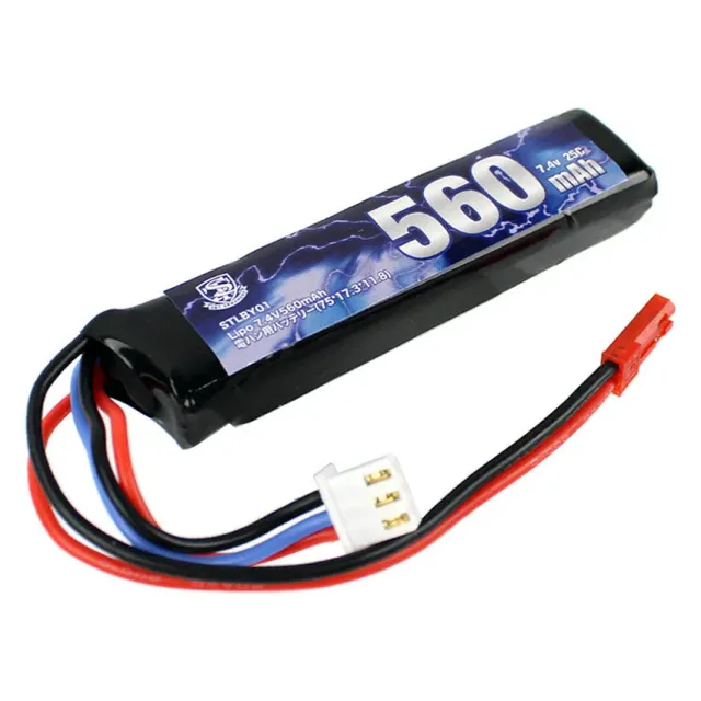 Baterie S&T LiPo 7.4V 560mAh pistol airsoft