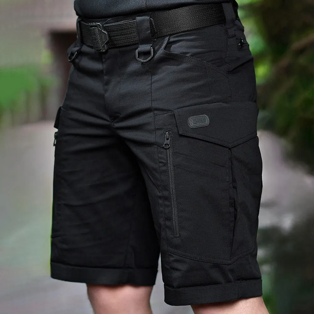 M-Tac Conquistador Flex shorts negri rip-stop 8 buzunare