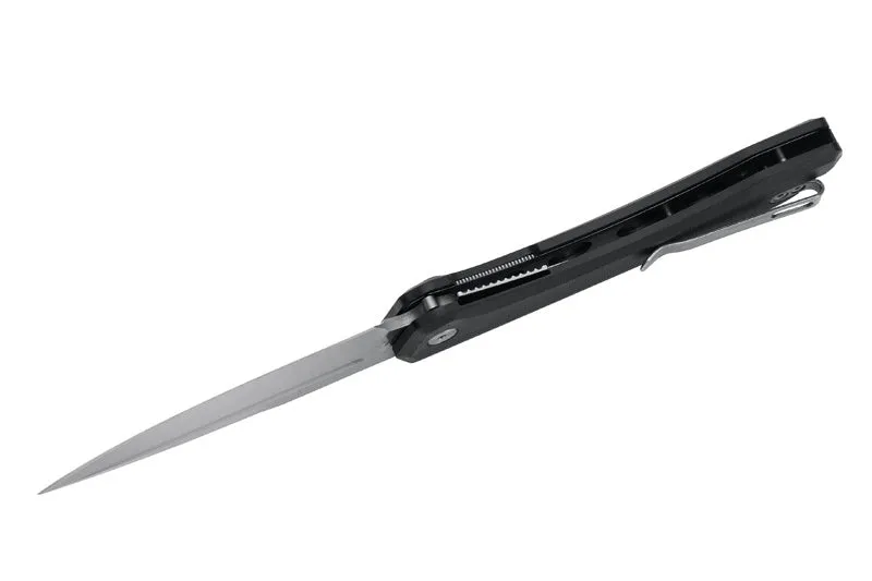 Herbertz Outdoor Liner Lock briceag negru G10 otel D2