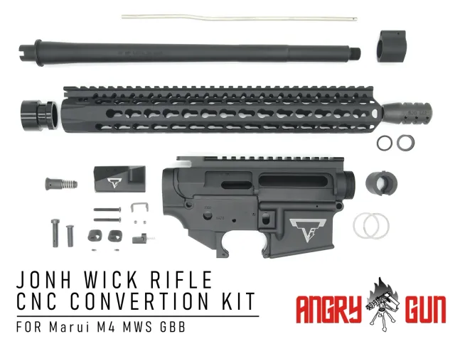 ANGRYGUN John Wick kit conversie CNC Marui M4 MWS