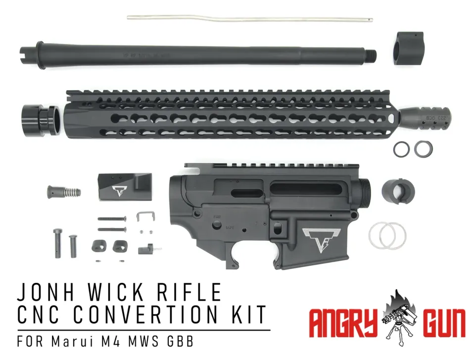 ANGRYGUN John Wick kit conversie CNC Marui M4 MWS