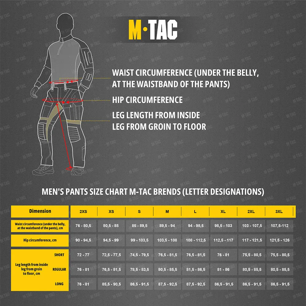 M-Tac Conquistador Flex shorts negri rip-stop 8 buzunare