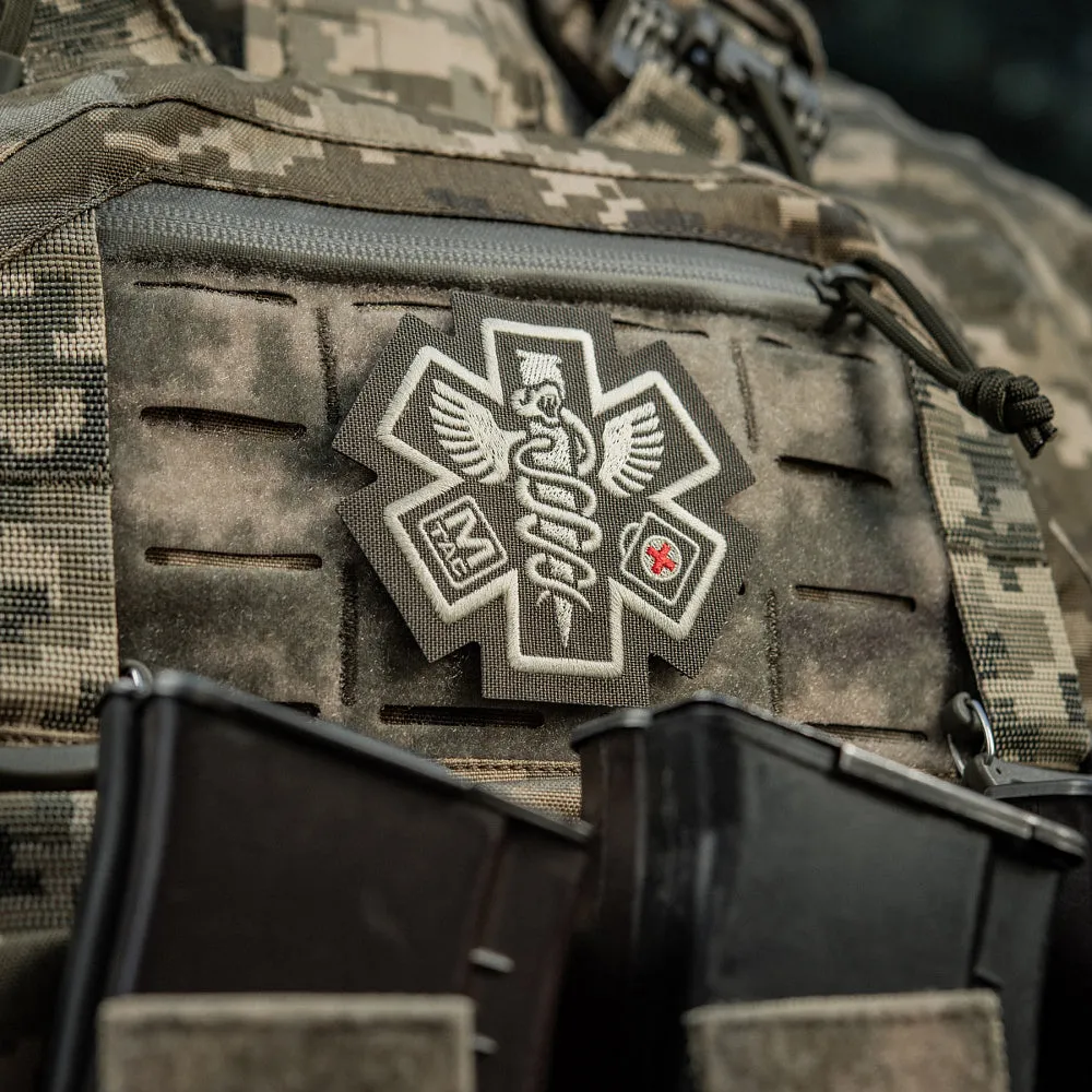 M-Tac Paramedic patch brodat ranger green Steaua Vietii
