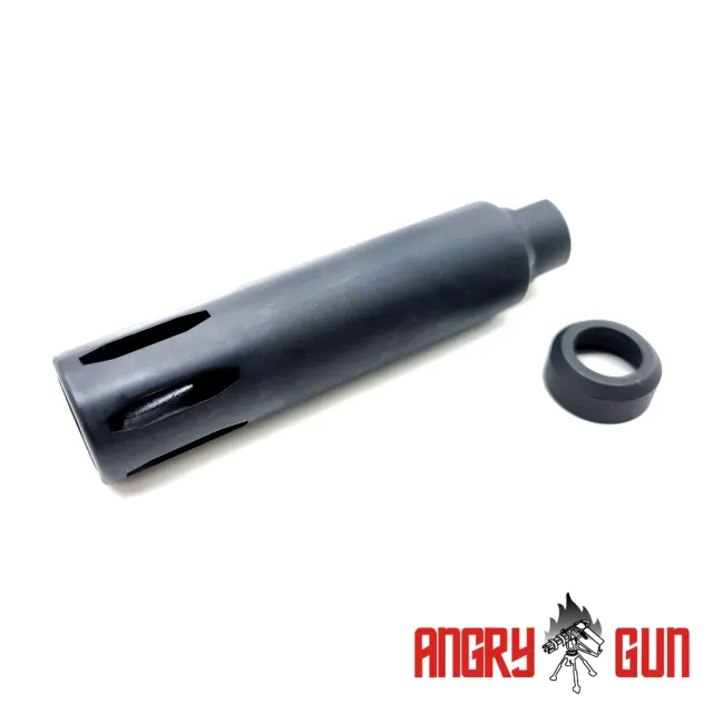 ANGRYGUN XM177 moderator oțel 14mm CCW