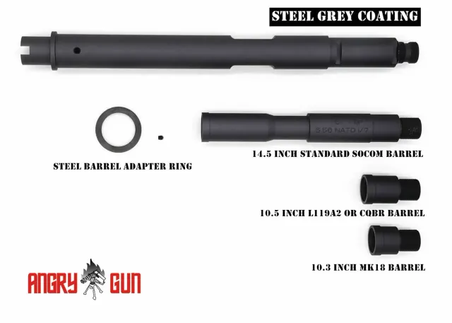 AngryGun Milspec teava externa MWS 2018 set