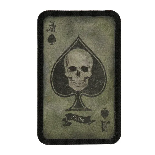 M-Tac Ace of Spades patch morale Ranger Green Cordura