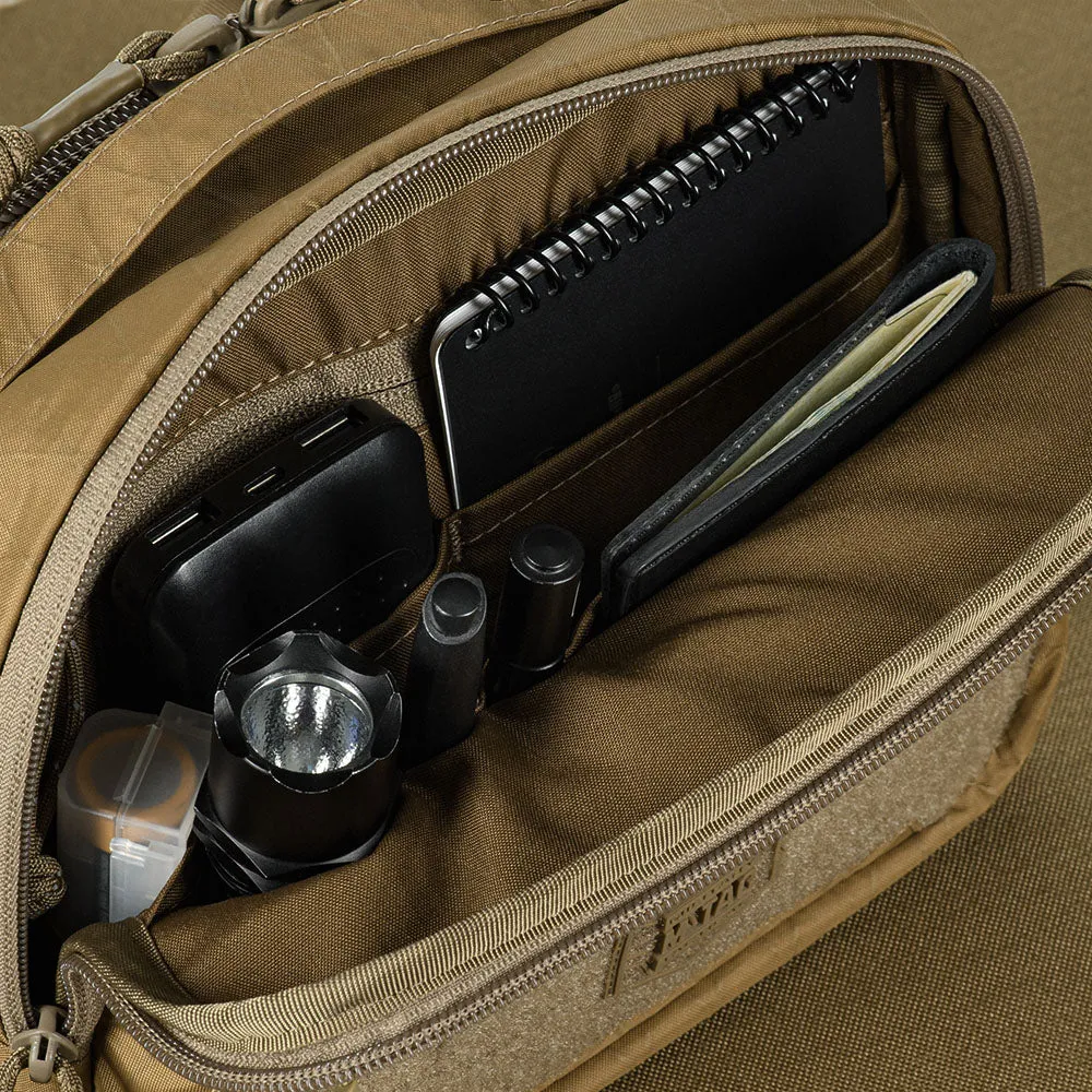 M-Tac X-Pac Elite geanta EDC Coyote quick-release