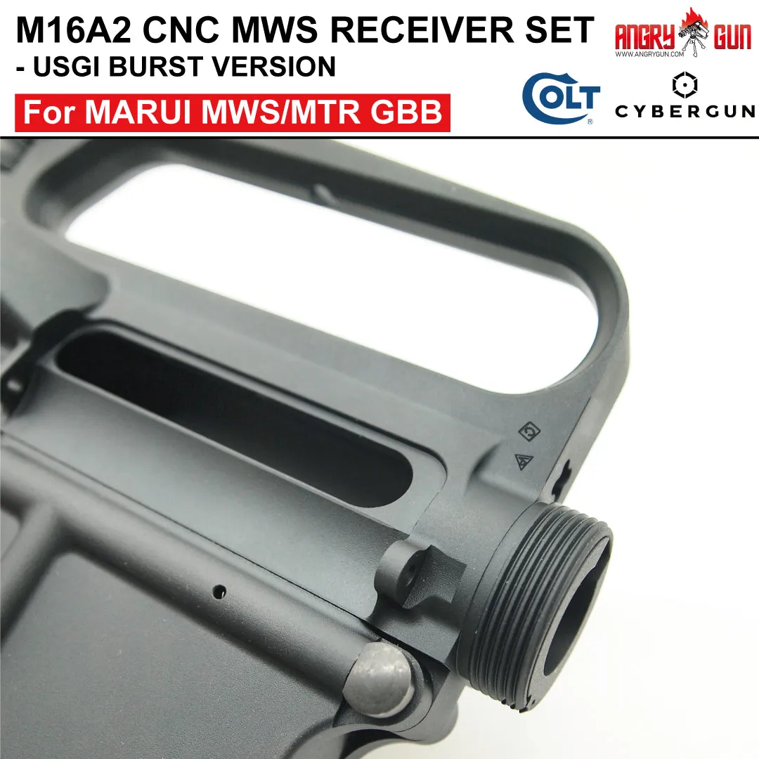 Angry Gun Colt M16A2 receiver CNC burst Marui MWS