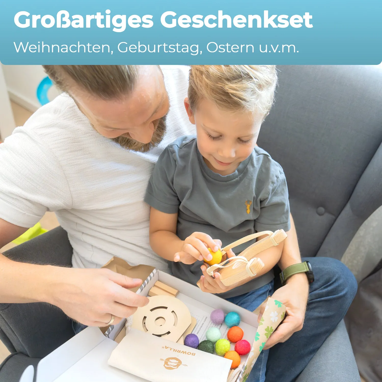 Bear Paw Bowrilla Adventurer prastie lemn set 20 bile