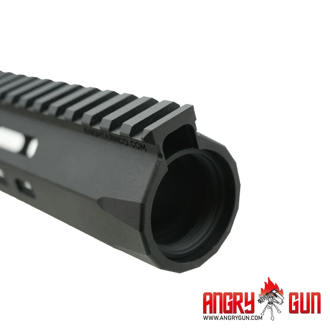 Angry Gun URX6 12.75 handguard M-LOK negru aluminiu