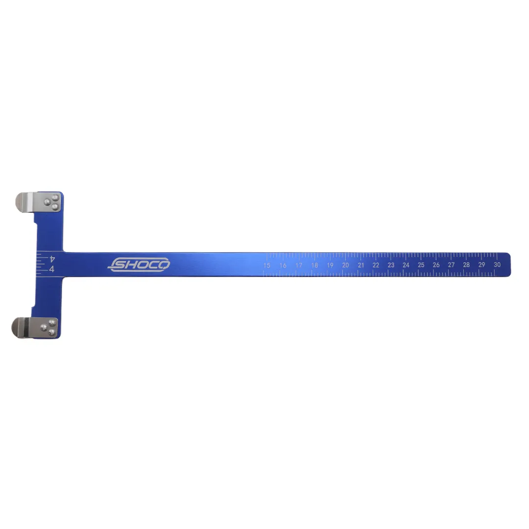 SHOCQ Bow Square riglă arc aluminiu inch-cm