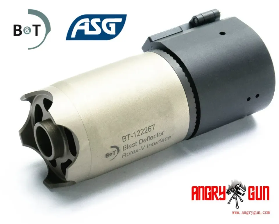Angry Gun Rotex V Blast Deflector Dummy Inox 97mm