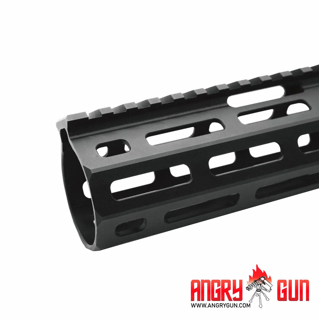 ANGRYGUN URX6 10.5" handguard M-LOK negru aluminiu