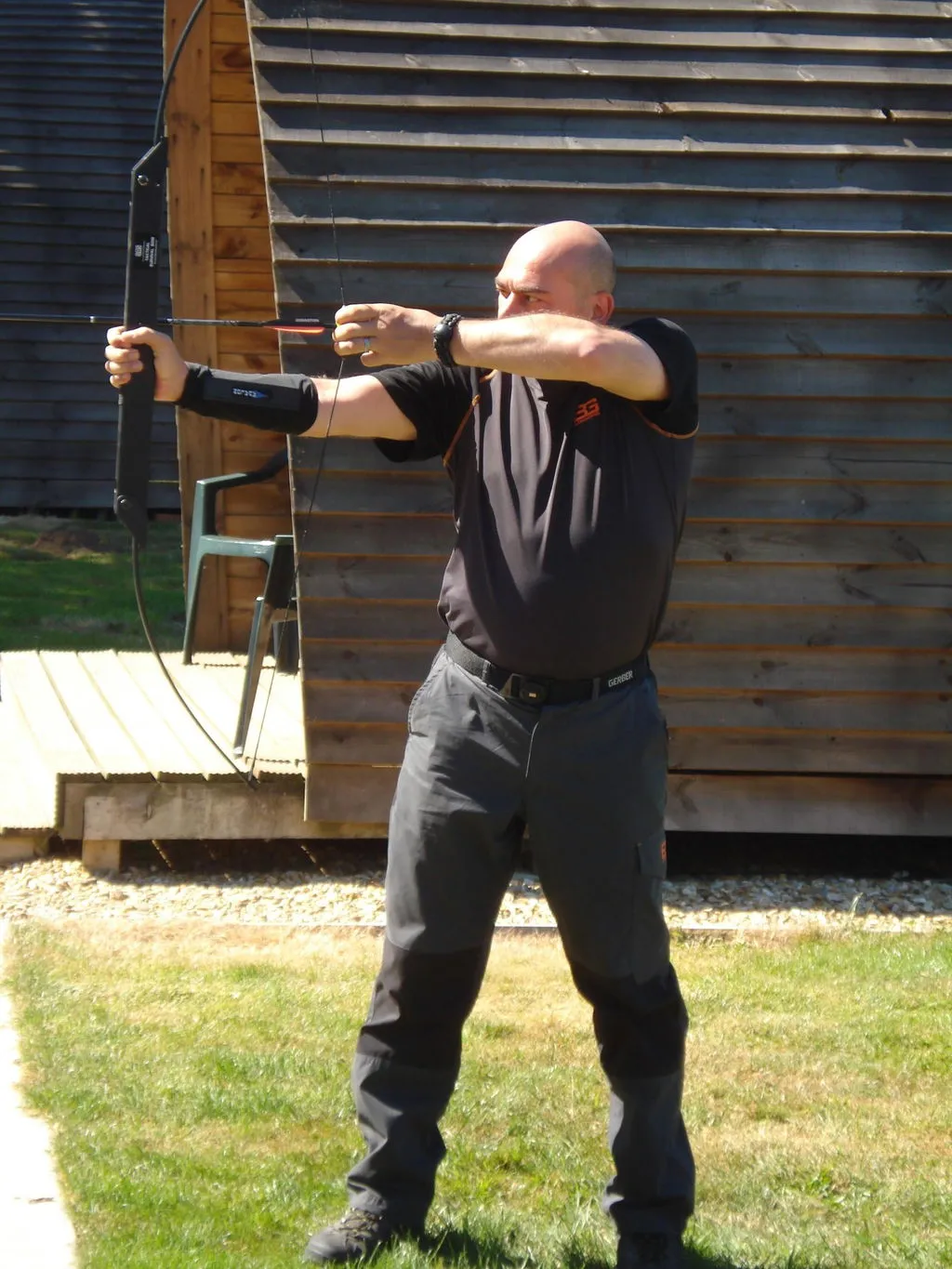SAS Tactical Compact Modern Longbow arc pliabil 55# dreptaci