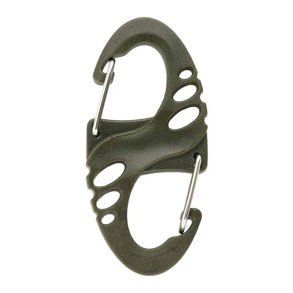 M-Tac S-Hook carabină plastic olive 50 mm