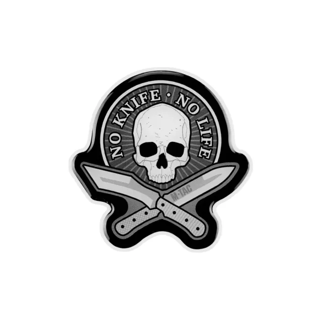 M-Tac No Knife No Life sticker 3D multicolor 5 cm