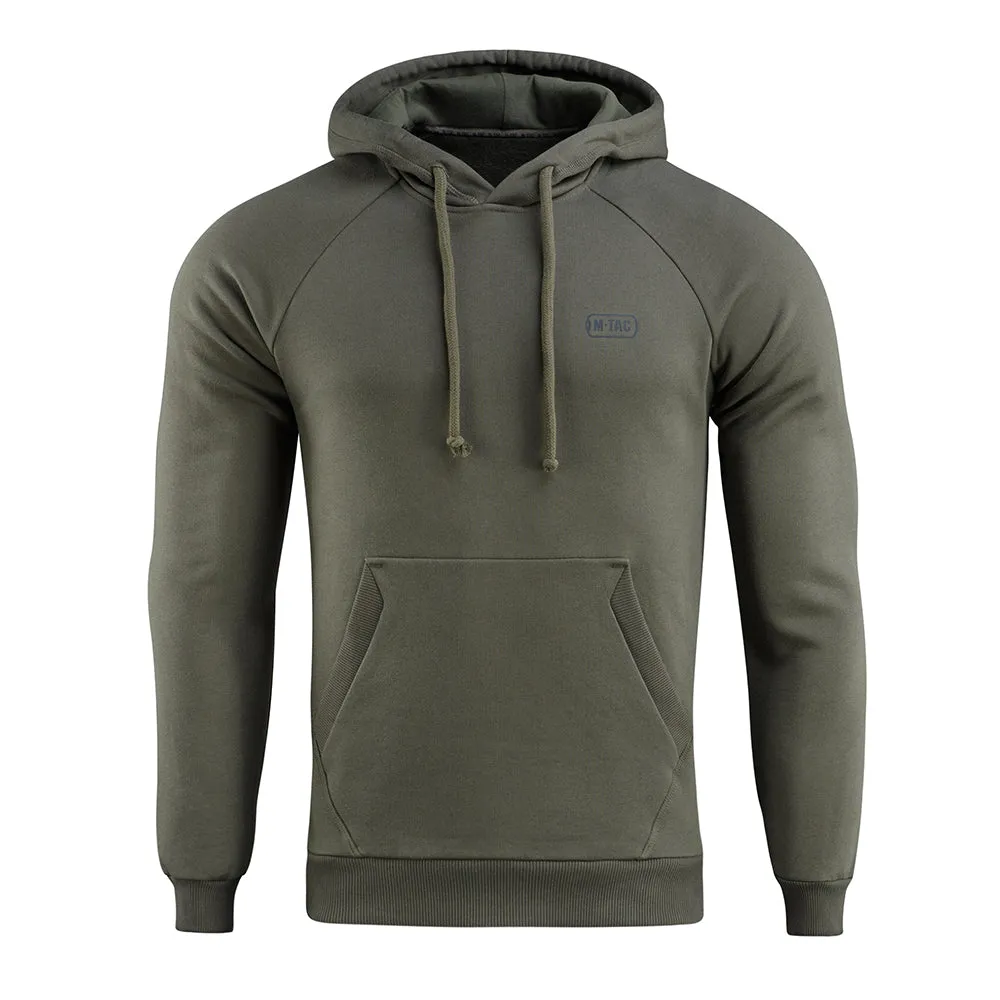 M-Tac Cotton Raglan Hard hoodie Army Olive fleece 390g