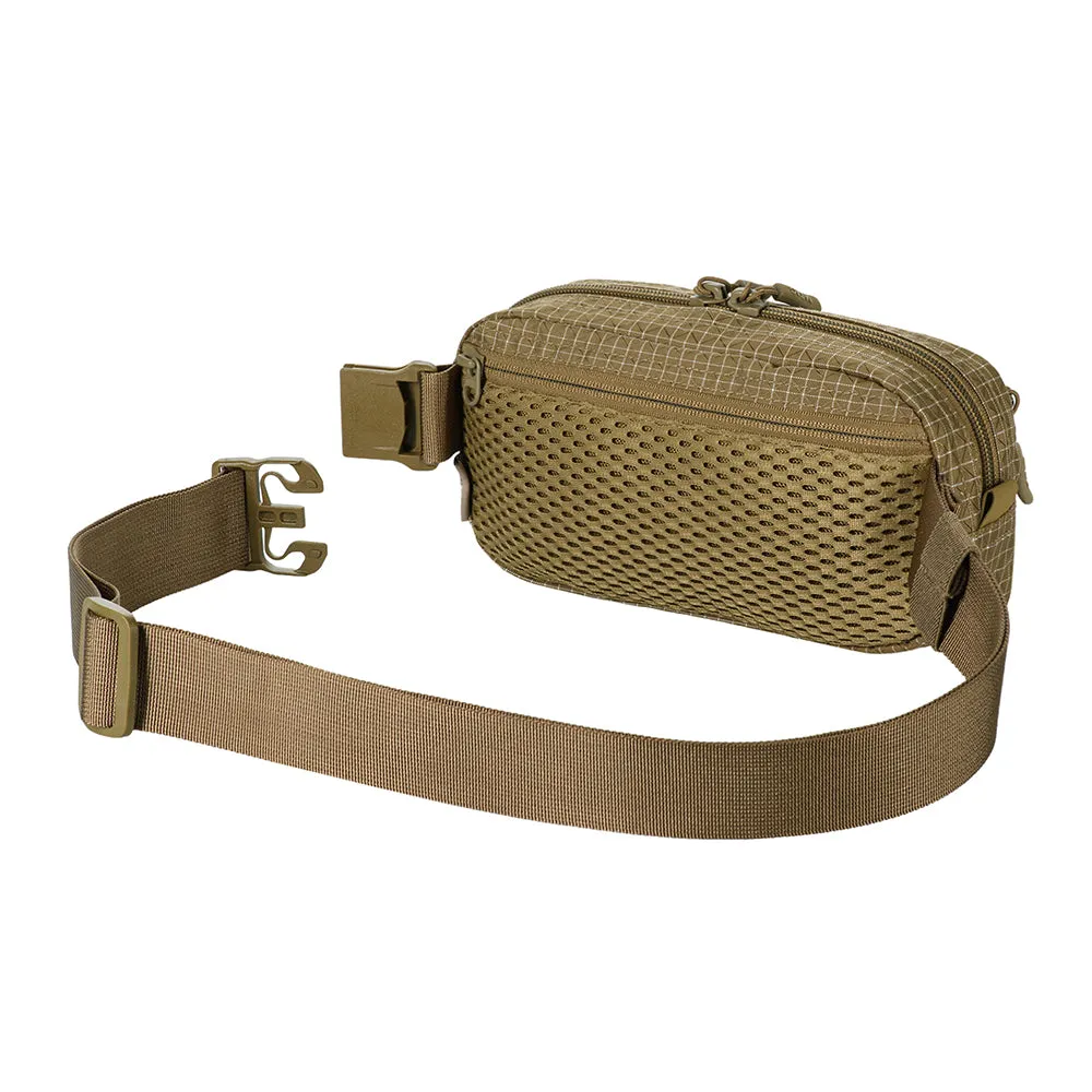 M-Tac Fanny Bag borseta Coyote 22x11 cm 3 buzunare