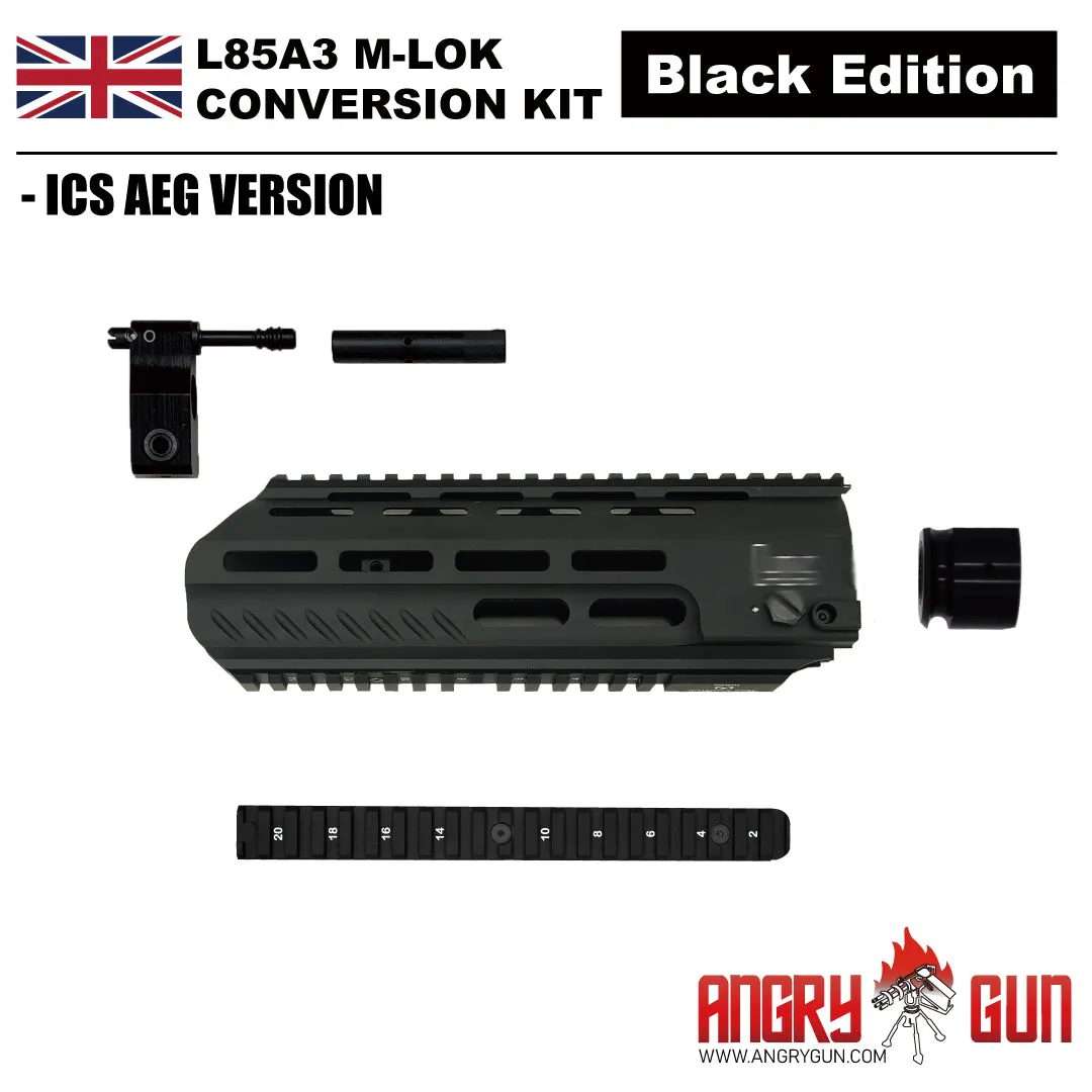 ANGRYGUN L85A3 M-LOK kit conversie airsoft negru otel