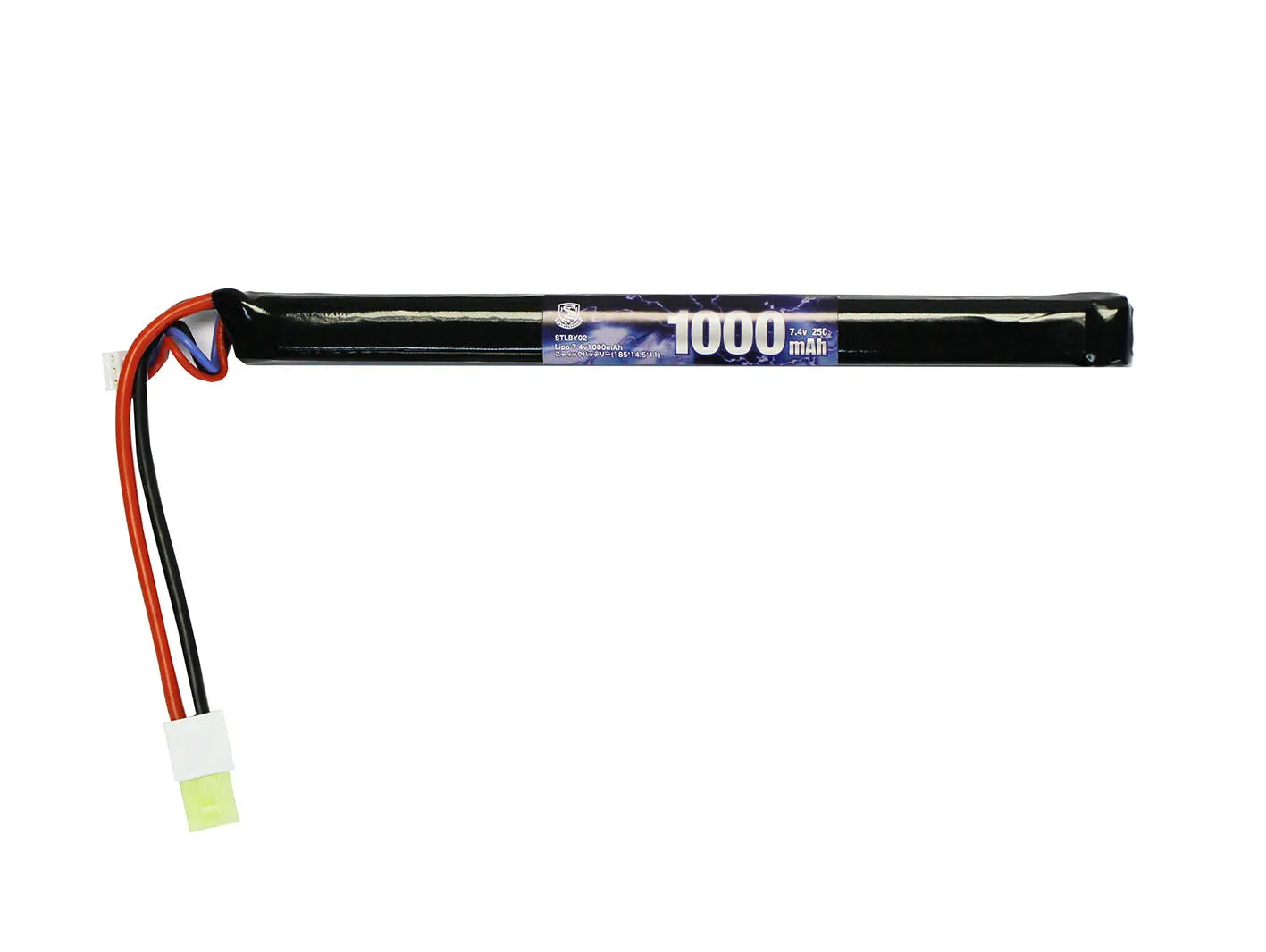 S&T Lipo 7.4V 1000mAh stick baterie airsoft subtire