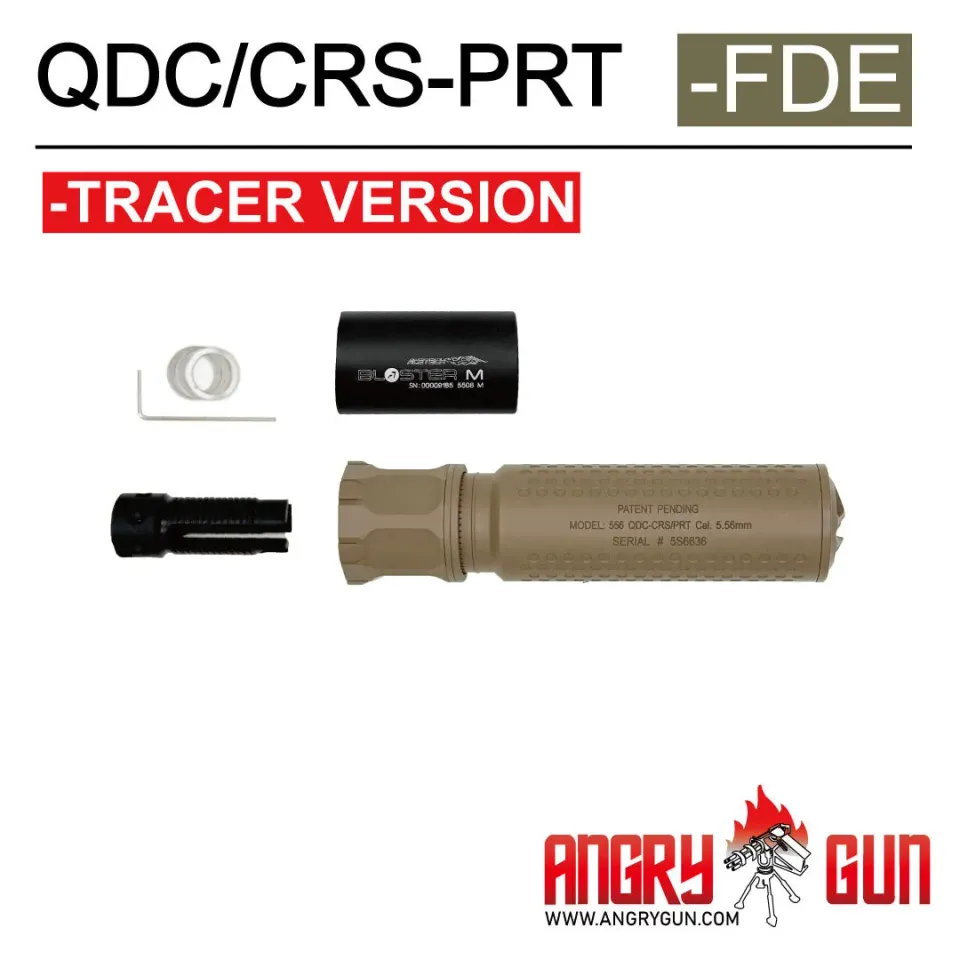 Angry Gun QDC CRS-PRT tracer negru 14mm CCW