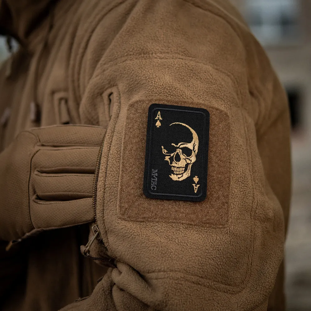 M-Tac Face of War patch negru portocaliu velcro
