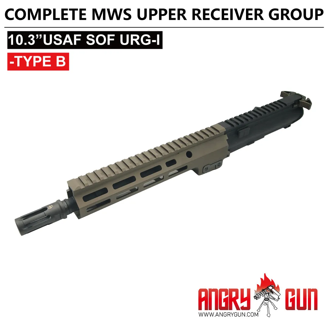 Angry Gun URG-I 10.3 inch USAF SOF Type B upper receiver TM MWS