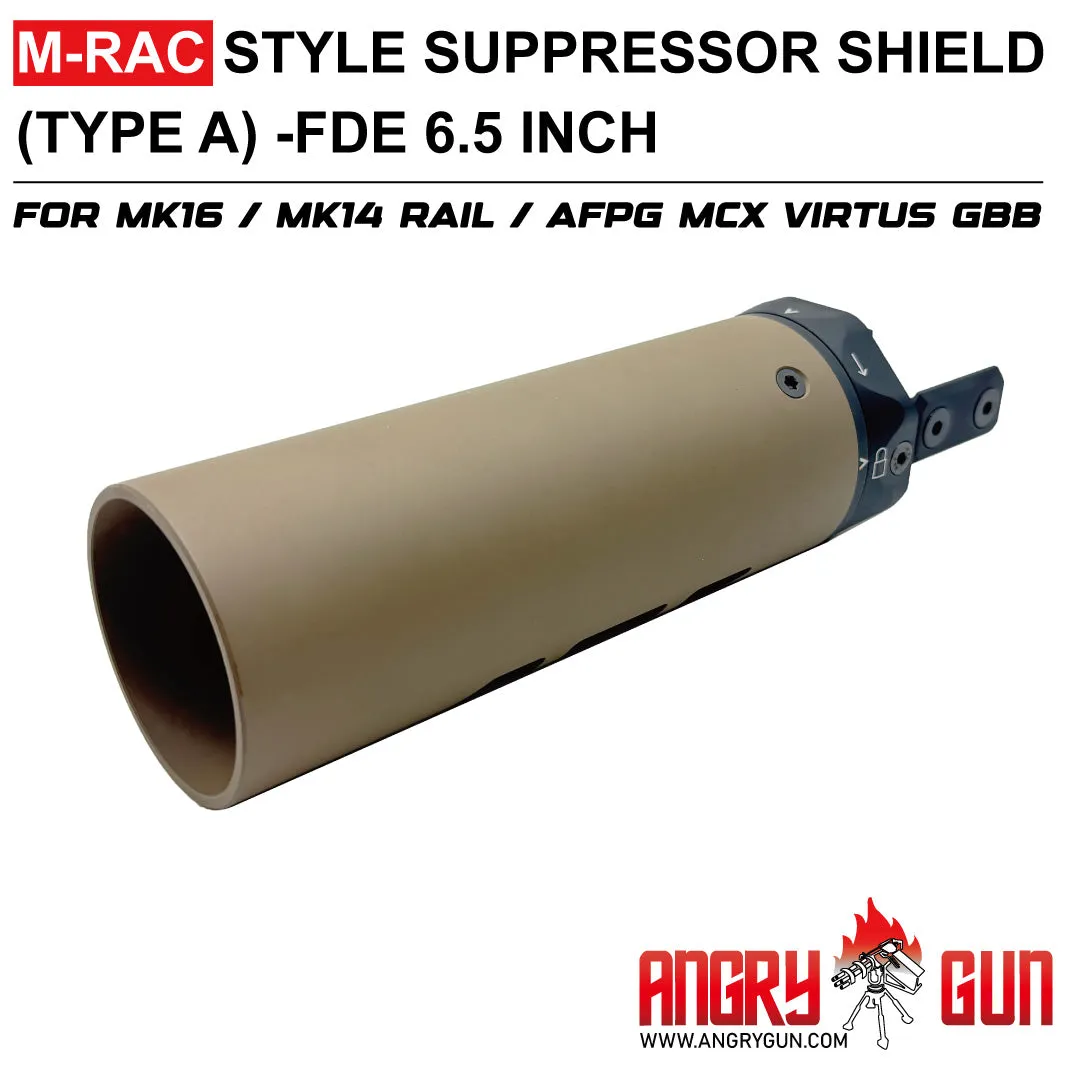 Angrygun M-RAC Type A scut amortizor FDE 6.5 inch aluminiu