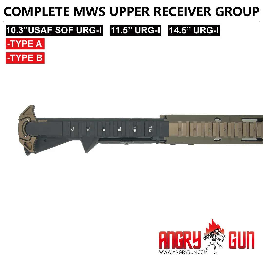 Angry Gun URG-I Upper Receiver 10.3 inch MWS Type A complet