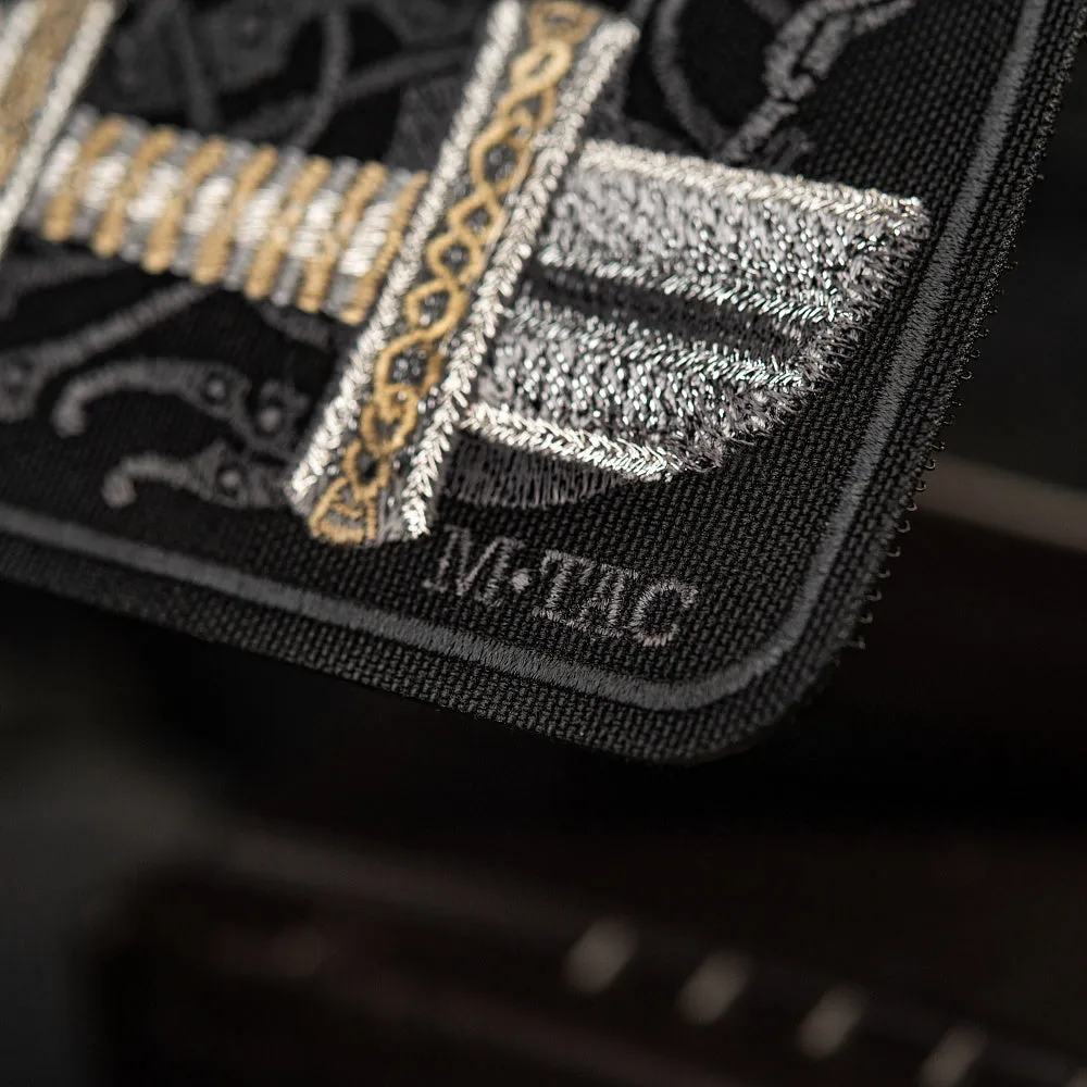 M-Tac Sabie Viking patch brodat negru velcro