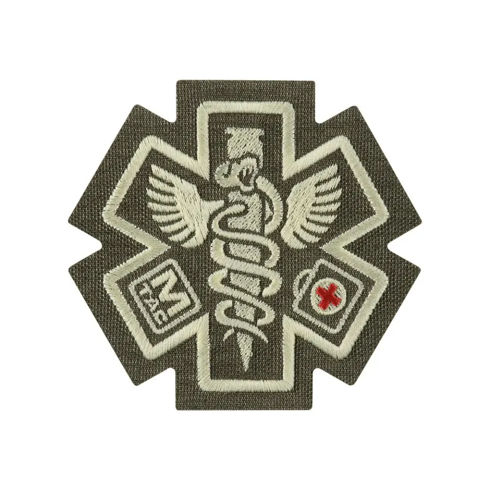 M-Tac Paramedic patch brodat ranger green Steaua Vietii