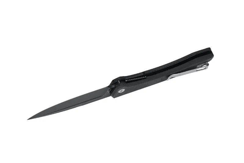 Herbertz Outdoor briceag Liner Lock negru D2 Micarta