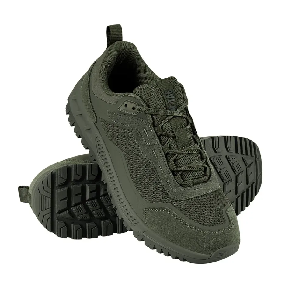 M-Tac Shooter Low ghete tactice Olive talpă aderentă