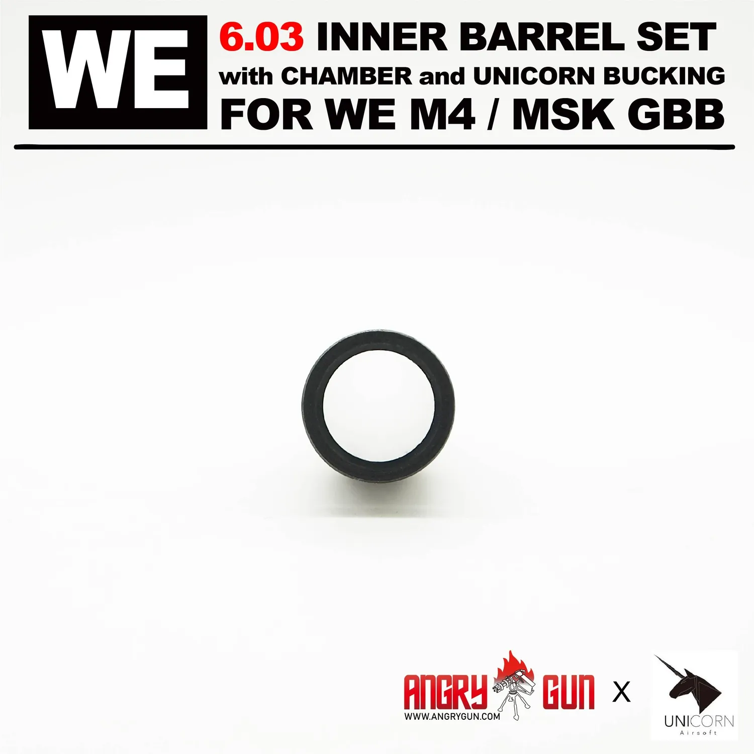 Angry Gun WE Set Teava Interna 6.03mm Inox 250/370mm