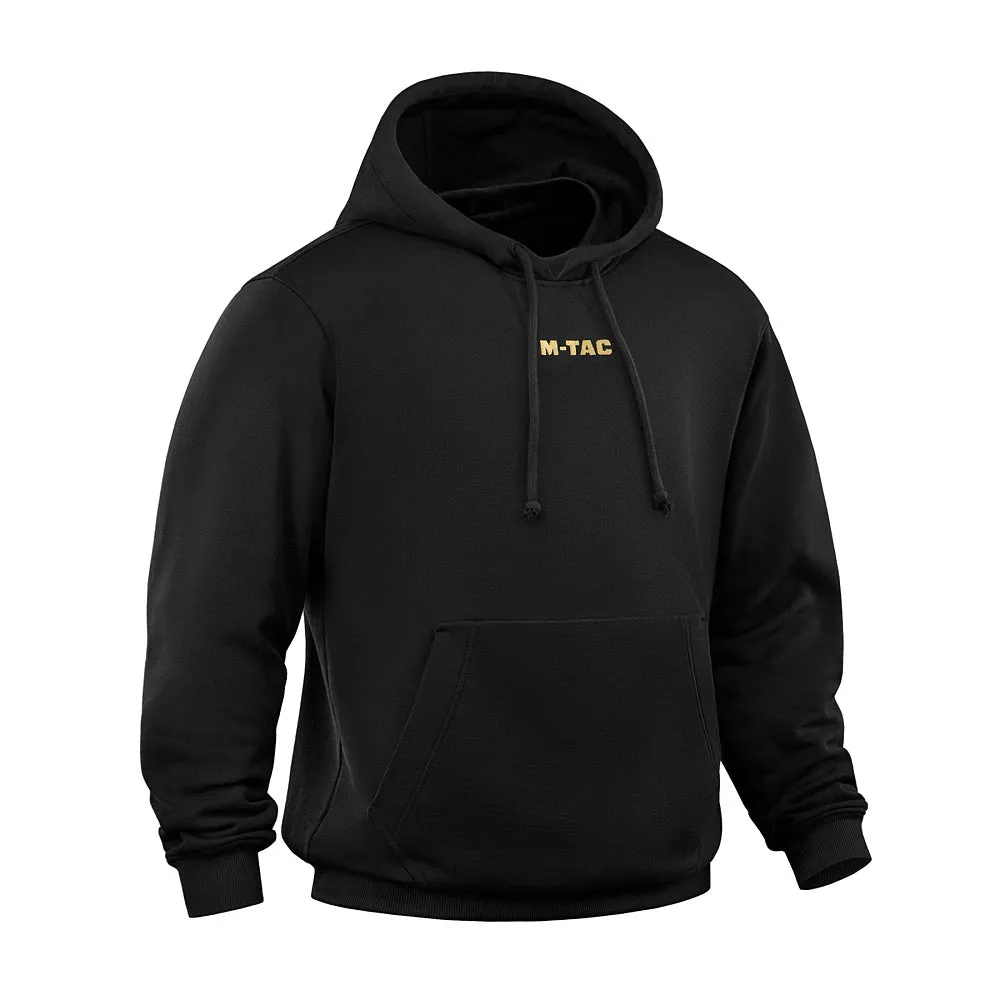 Hanorac M-Tac Worn to the Bone negru oversize bumbac