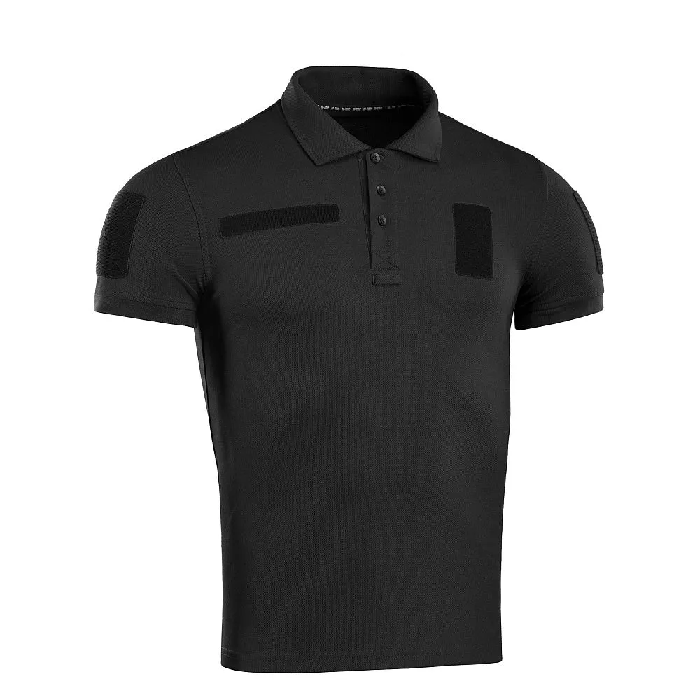 M-Tac Tactic 65/35 tricou polo negru bumbac