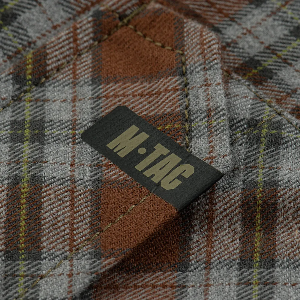 M-Tac Lumberjack cămașă maro/gri bumbac
