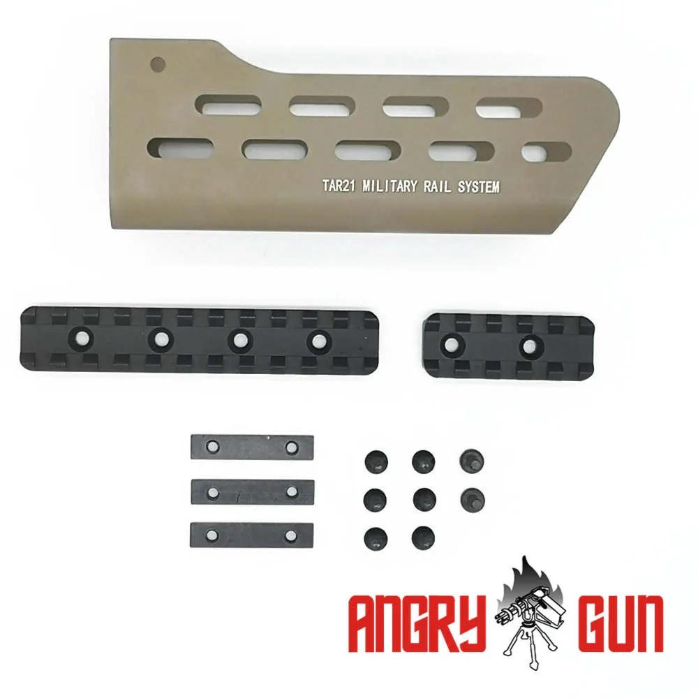 AngryGun T21 Rail System șină Tavor neagră AEG