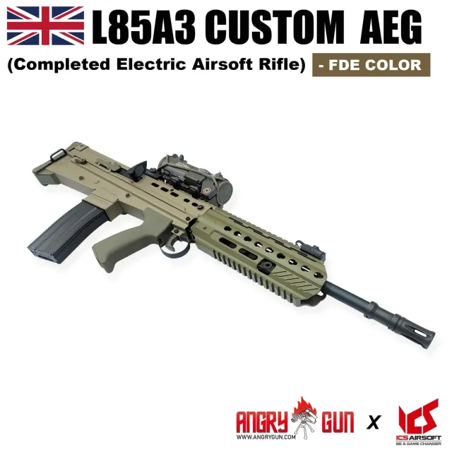 AngryGun ICS L85A3 pușcă airsoft electrică neagră 310 FPS