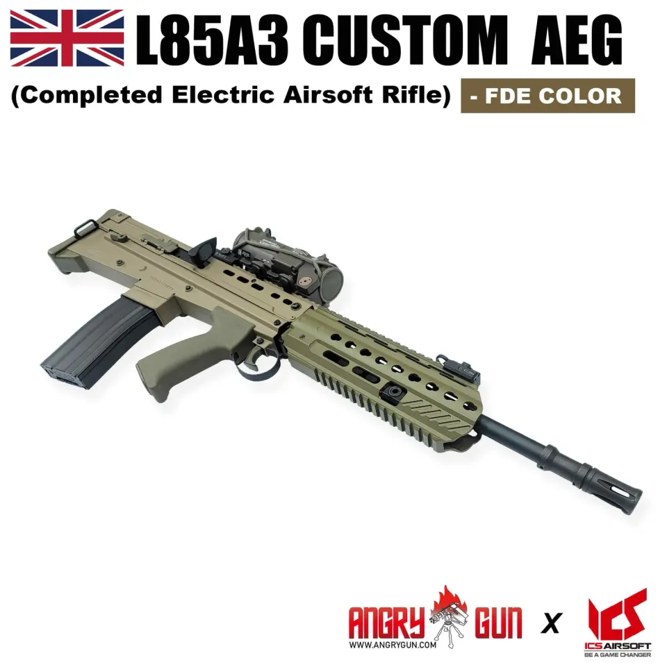 AngryGun ICS L85A3 pușcă airsoft electrică neagră 310 FPS