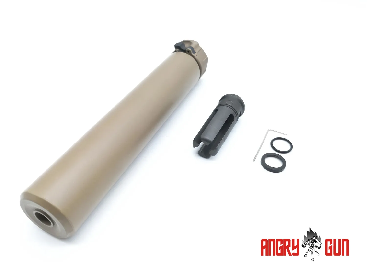 Angry Gun Socom762 amortizor dummy negru 14mm QD