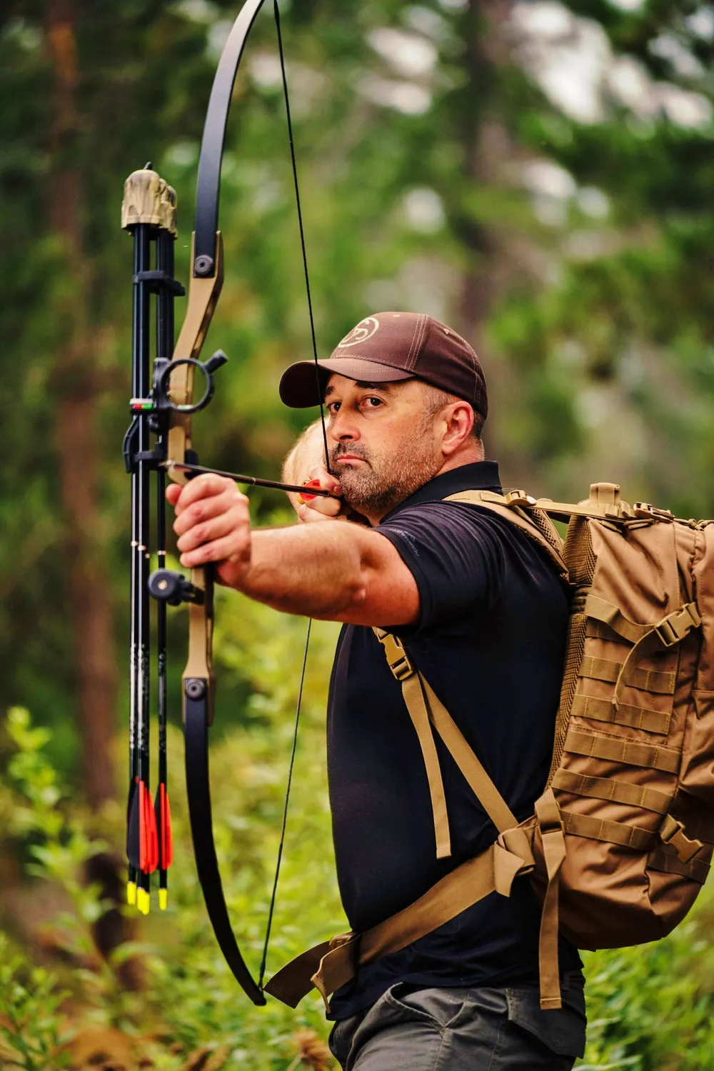 SAS Atmos Compact Takedown Longbow arc 45# bronz