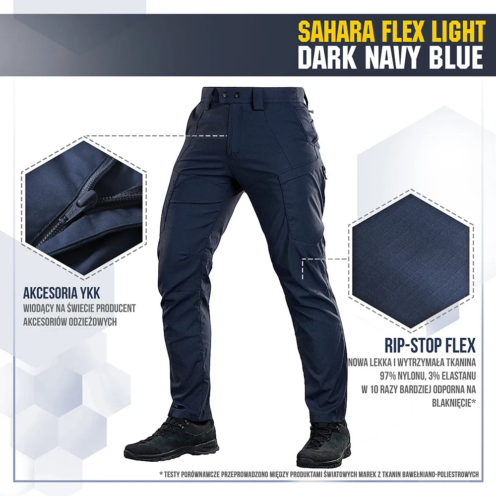 M-Tac Sahara Flex Lite pantaloni Dark Navy Blue rip-stop