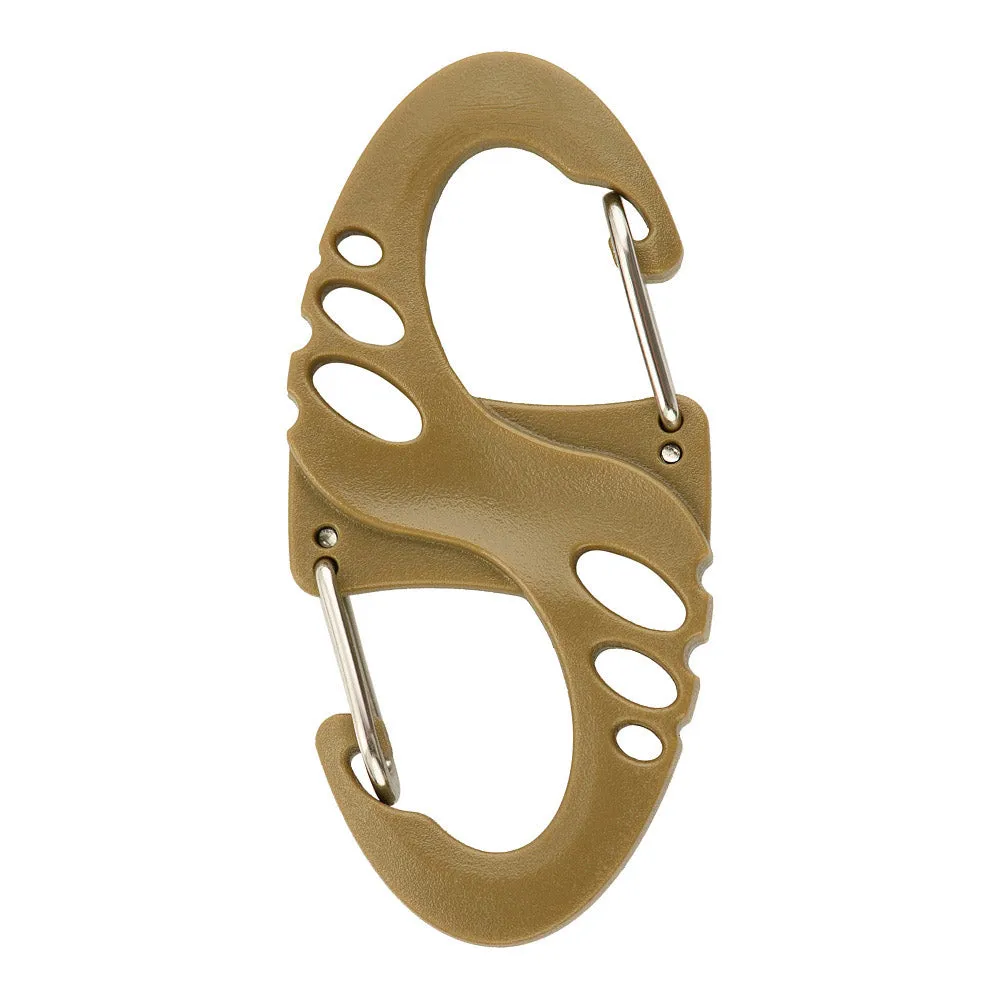 M-Tac S-Hook carabinieră plastic coyote 50 mm ușoară
