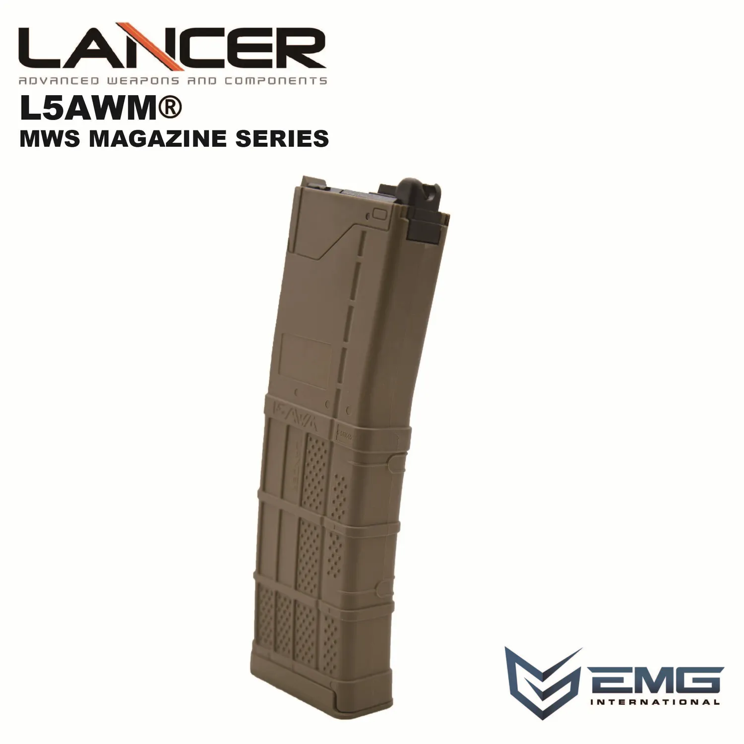 Angry Gun L5AWM V2 incarcator MWS 35bb negru