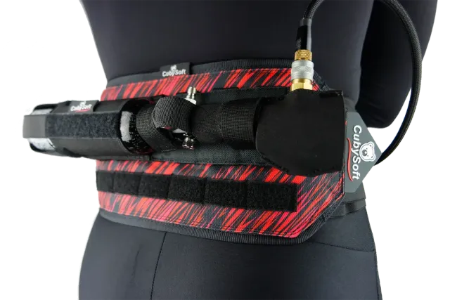CubySoft Thunder Tank husa butelie HPA 0.2-0.4L negru