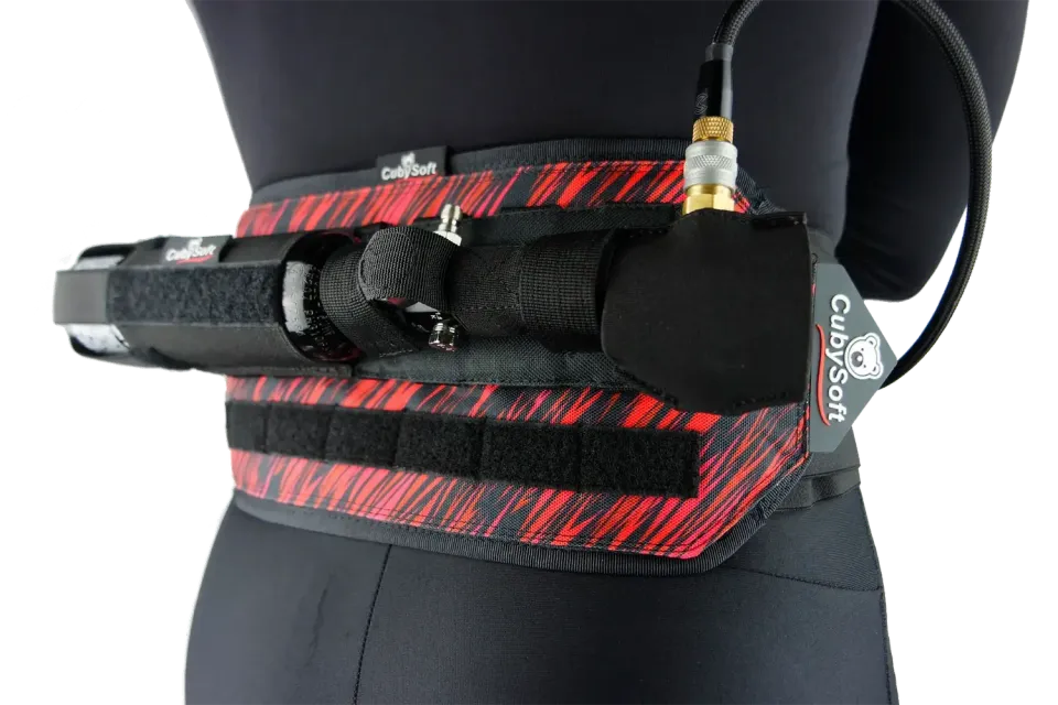 CubySoft Thunder Tank husa butelie HPA 0.2-0.4L negru